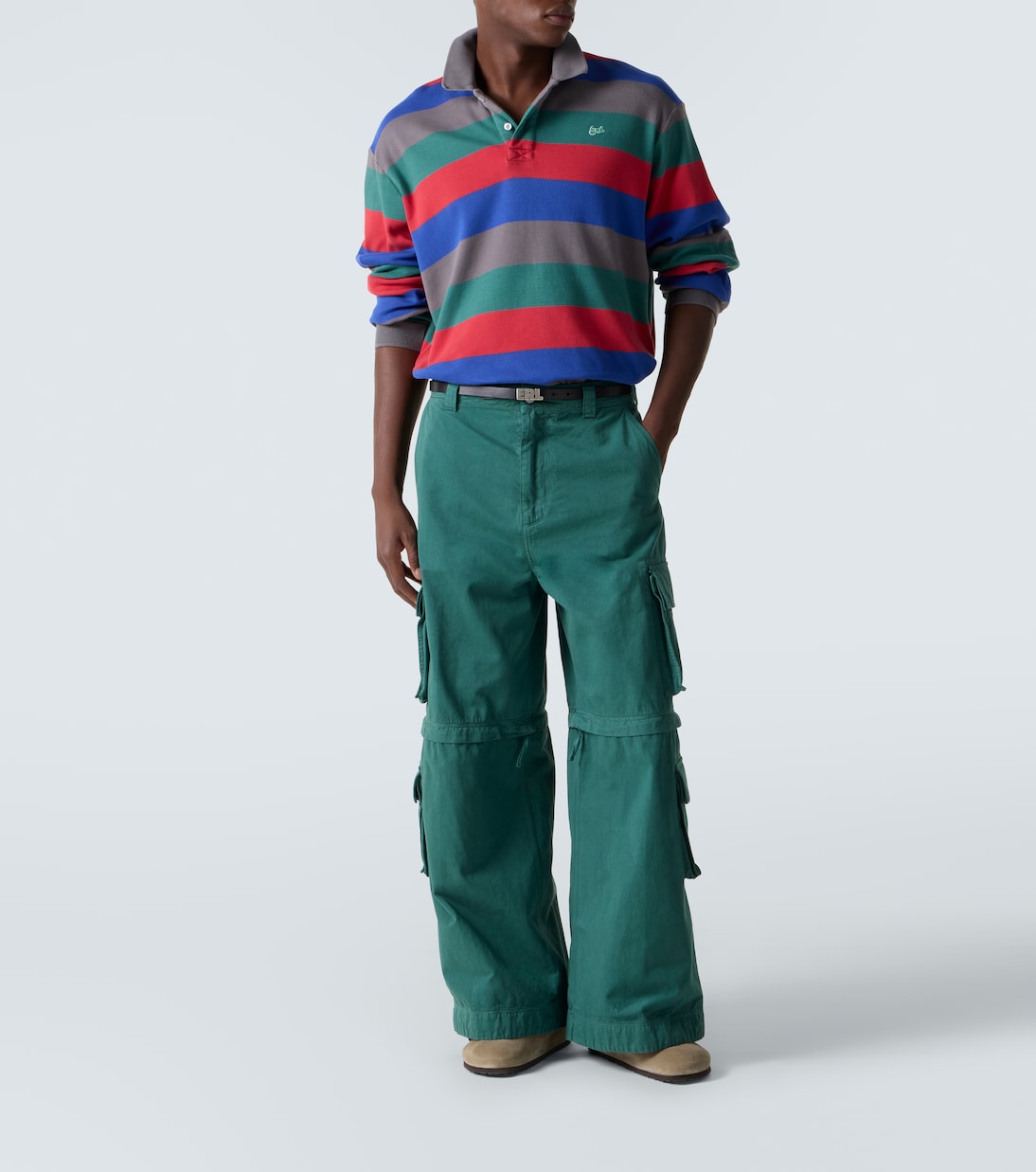 High-rise cotton cargo pants | ERL