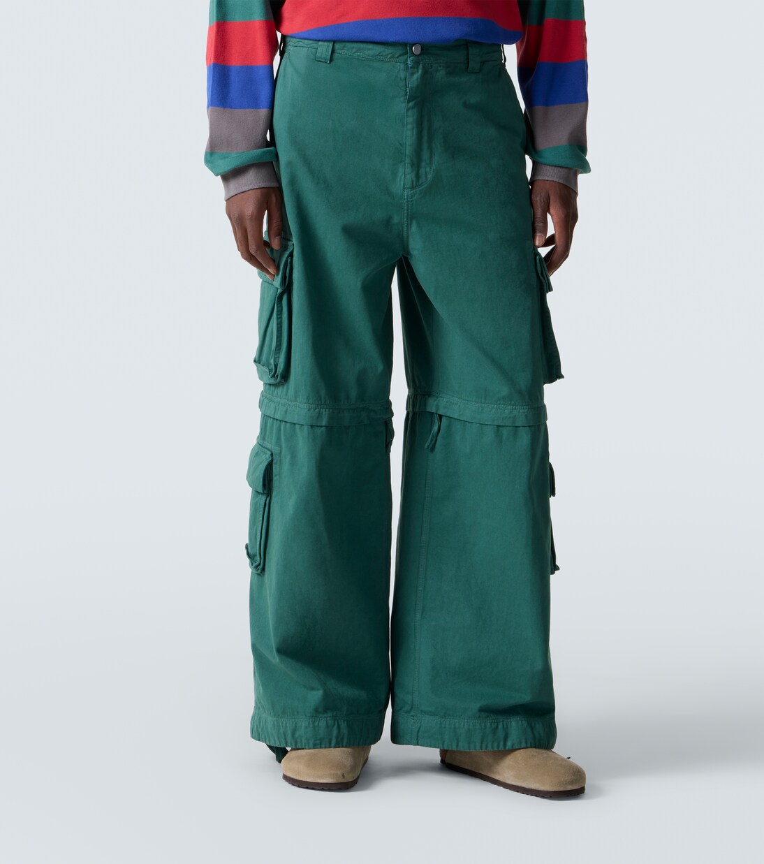 High-rise cotton cargo pants | ERL