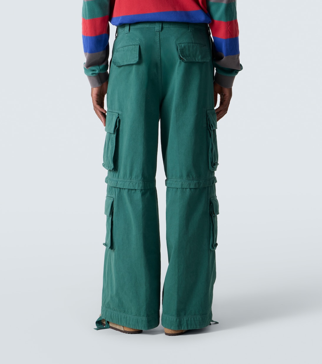 High-rise cotton cargo pants | ERL