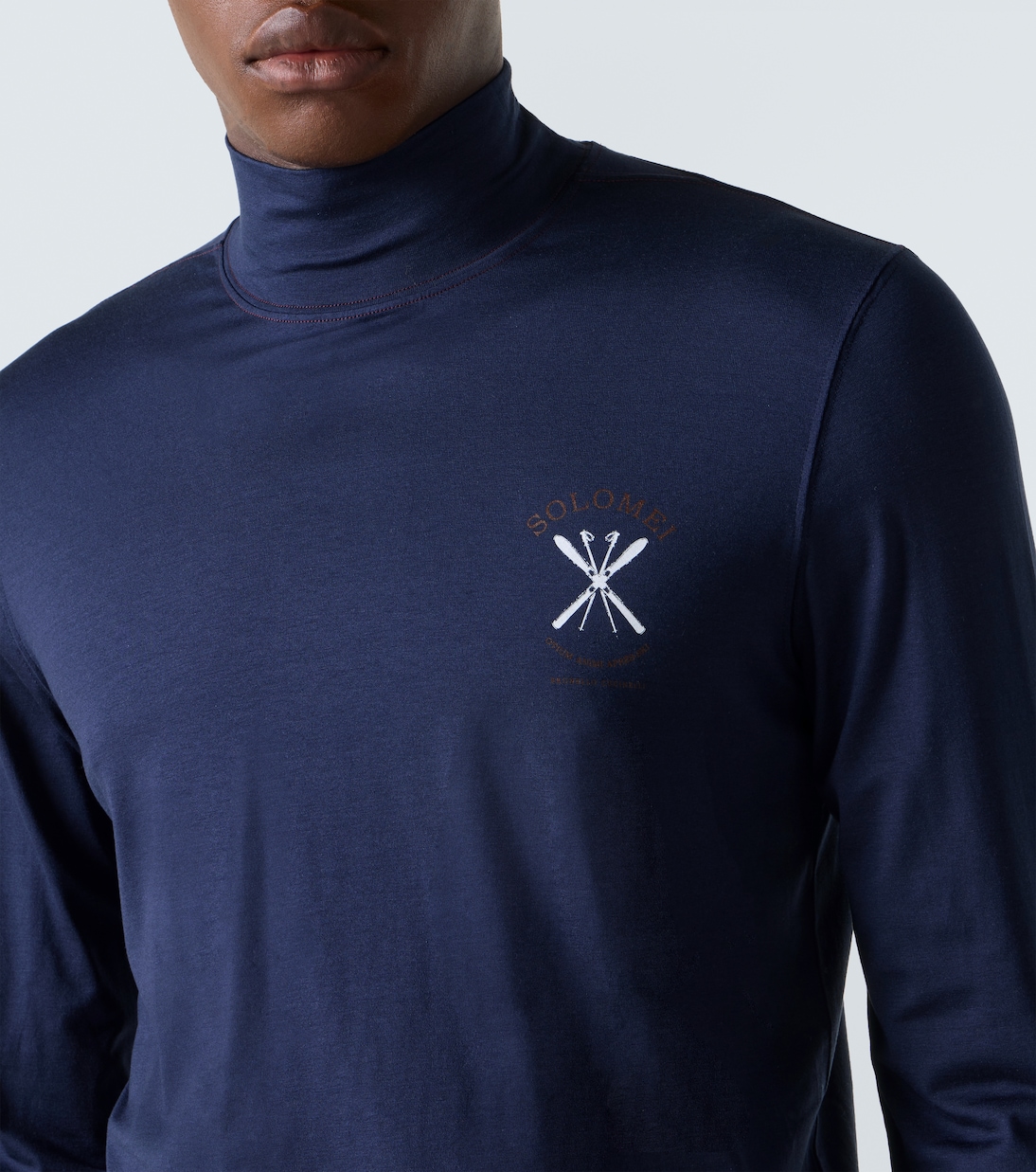 Silk ski T-shirt | Brunello Cucinelli