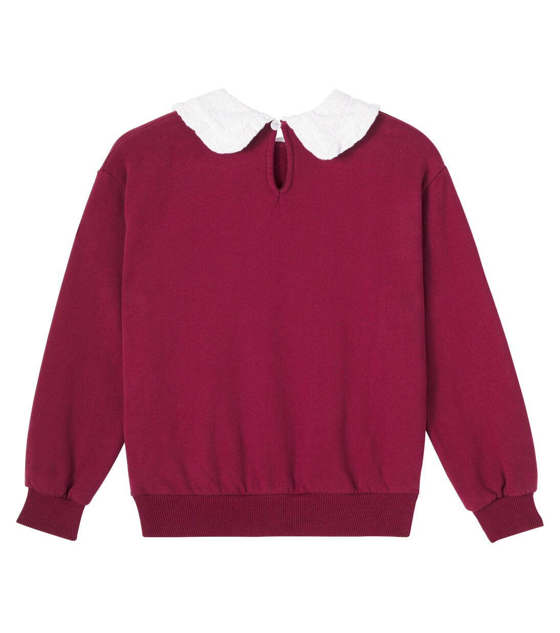 Angela logo cotton jersey polo sweater | The New Society