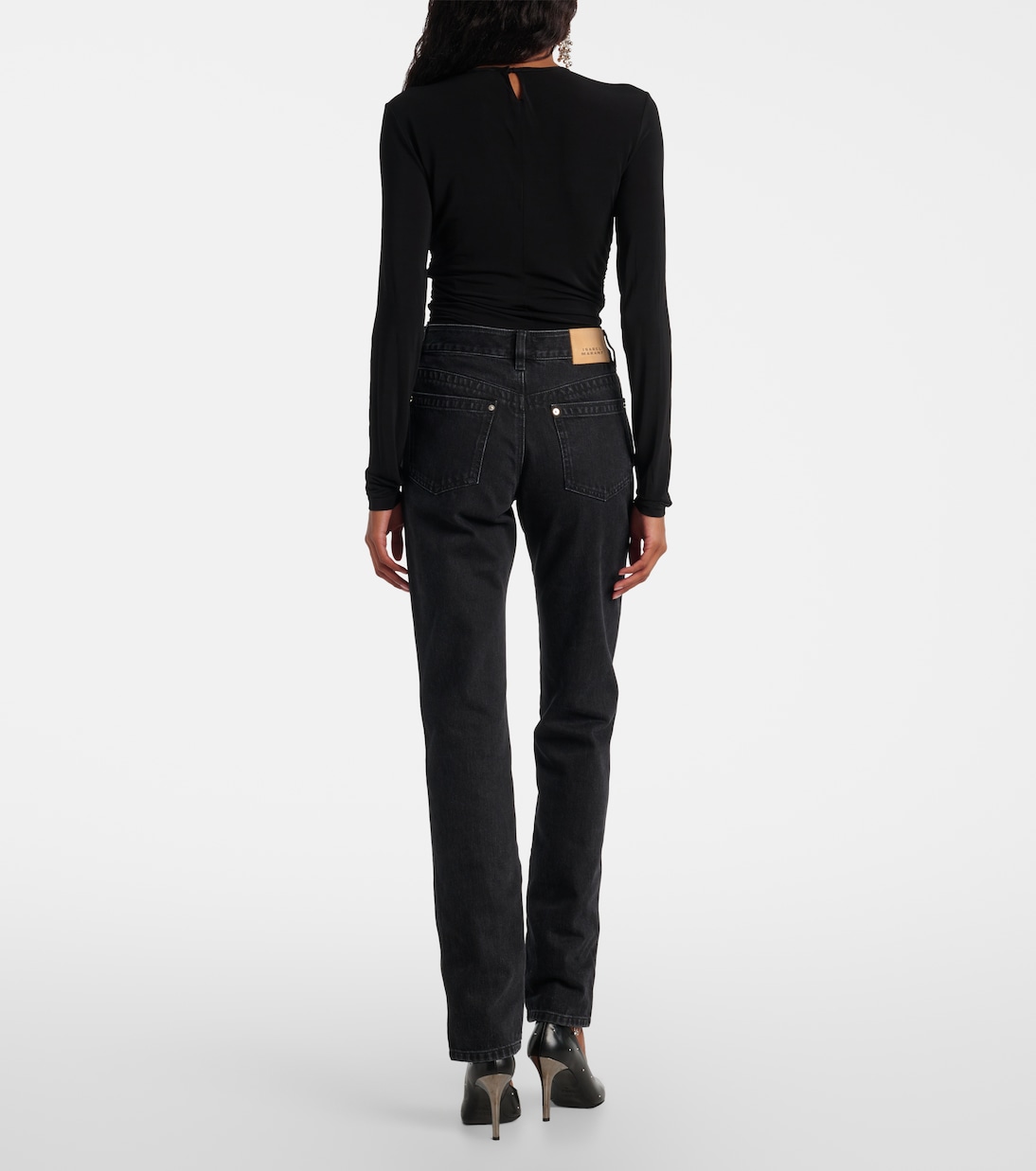 Silviana mid-rise slim jeans | Isabel Marant