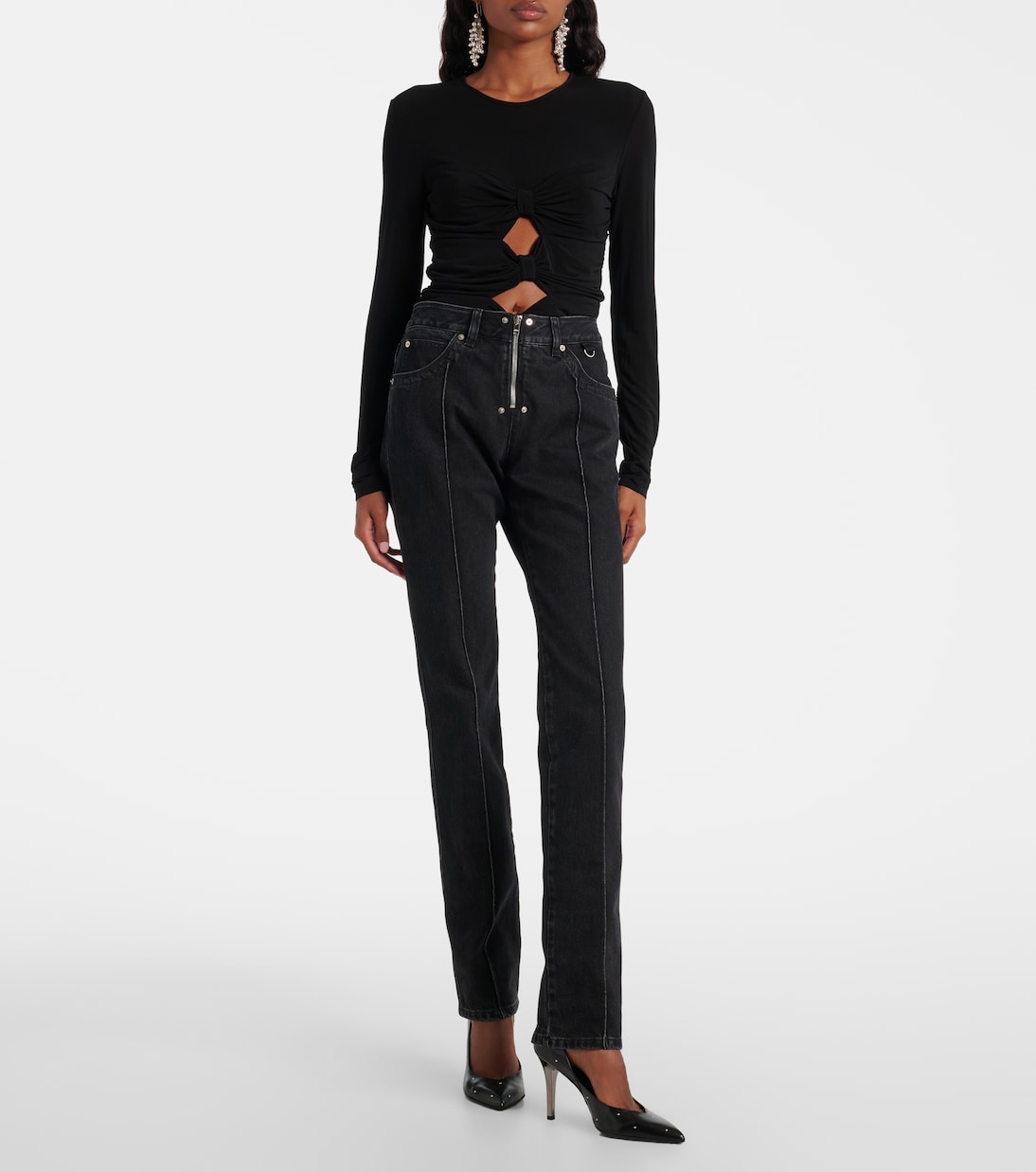 Silviana mid-rise slim jeans | Isabel Marant