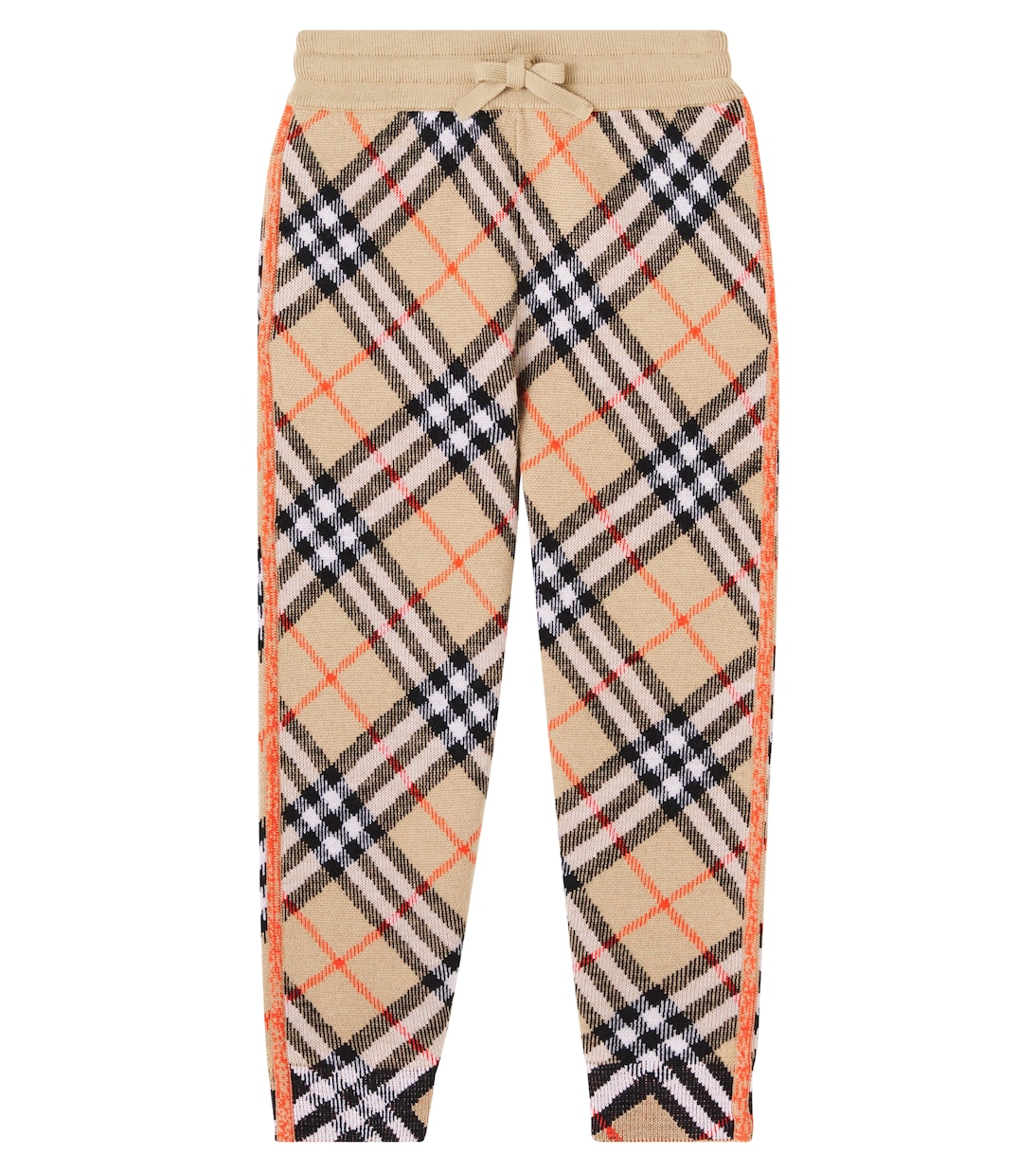 Burberry Check wool sweatpants | Burberry Kids