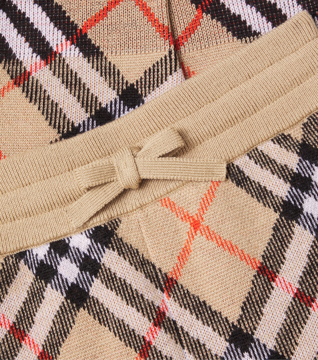 Burberry Check wool sweatpants | Burberry Kids