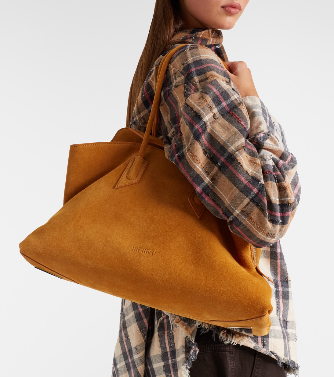La Passeggiata Medium suede tote bag | The Attico