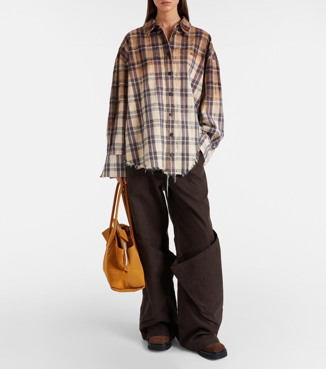 La Passeggiata Medium suede tote bag | The Attico