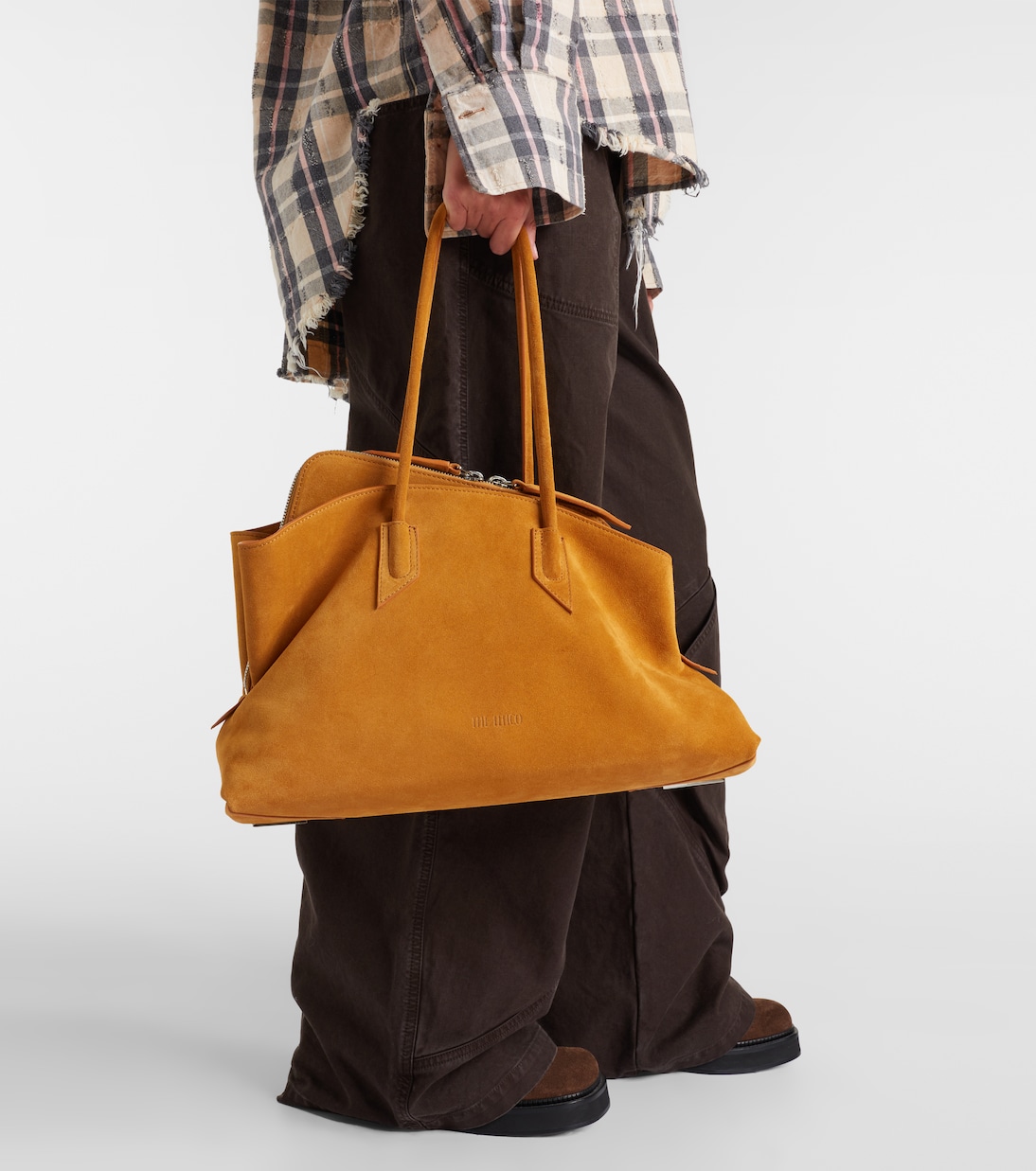 La Passeggiata Medium suede tote bag | The Attico