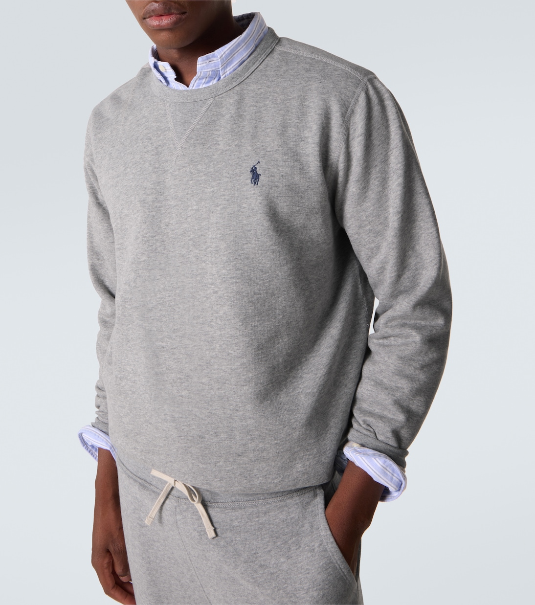 Cotton-blend jersey sweatshirt | Polo Ralph Lauren