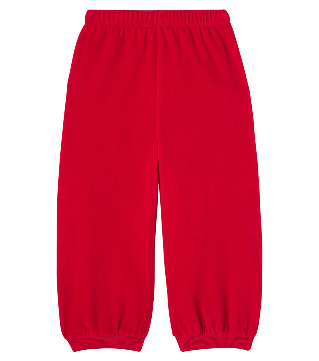 Embroidered cotton-blend velvet sweatpants | Gucci Kids