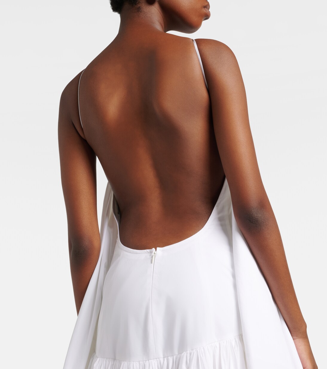 Provençale tiered cotton poplin gown | Jacquemus