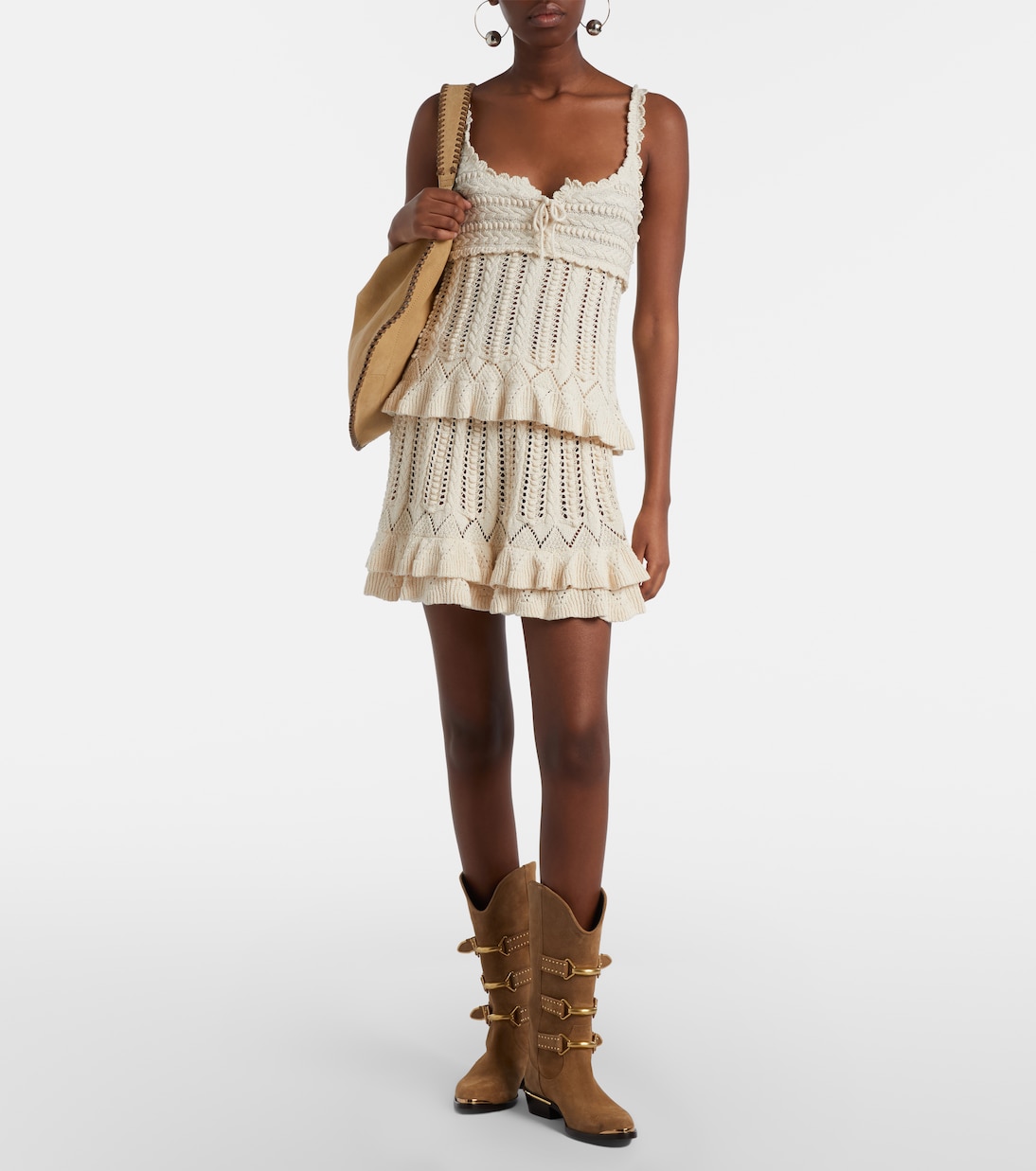 Top Neves de croché de algodón | Marant Etoile