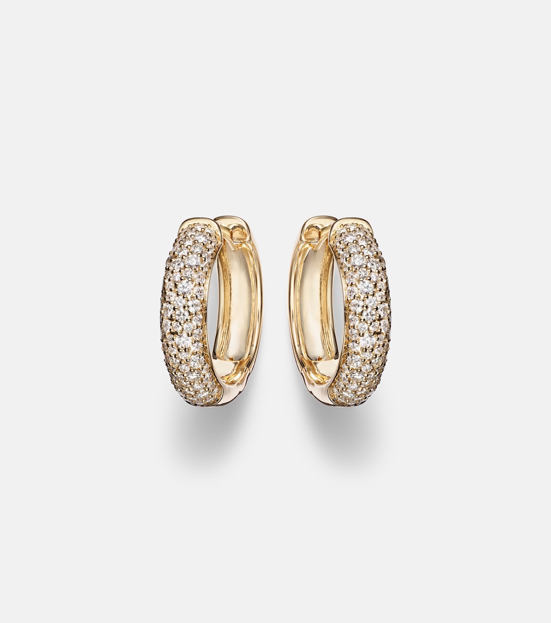 Ohrringe Keepsake aus 14kt Gelbgold (585/1000) mit Diamanten | Stone and Strand