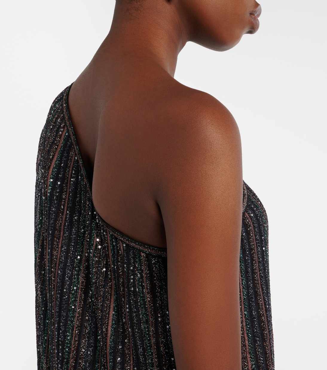 Chevron lamé maxi dress | Missoni