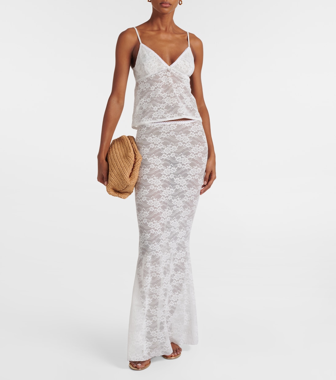Rona lace maxi skirt | Bananhot