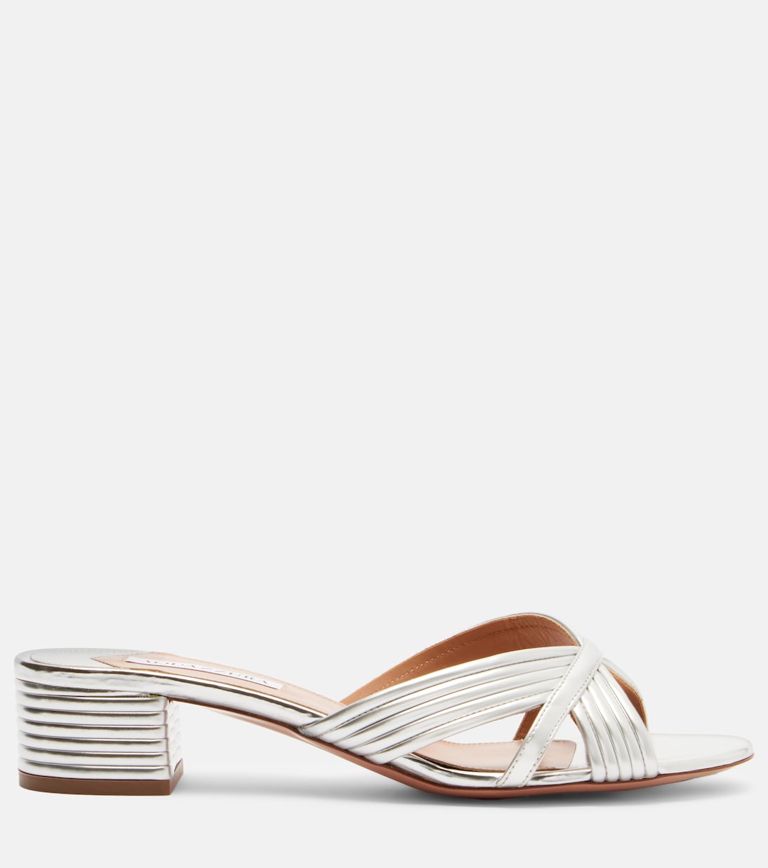 Sundance metallic leather sandals | Aquazzura