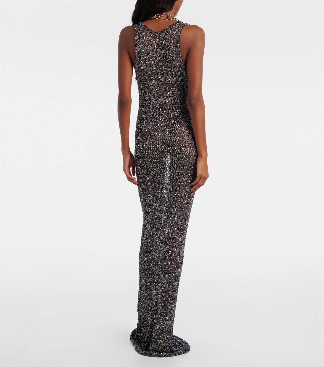 Sequined lamé gown | Missoni