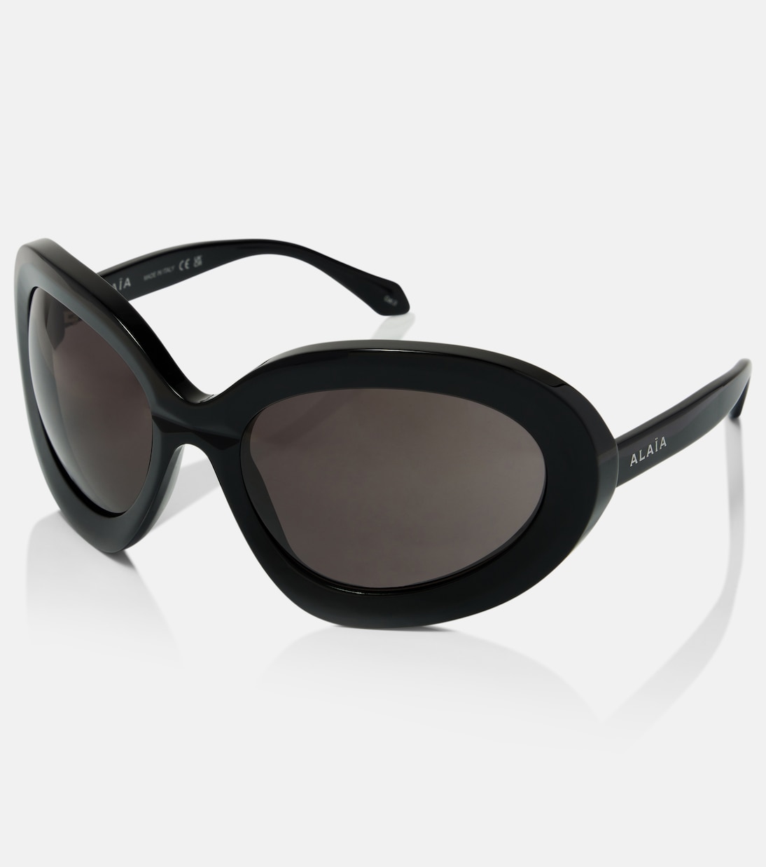 Lunettes de soleil oversize à logo | Alaïa