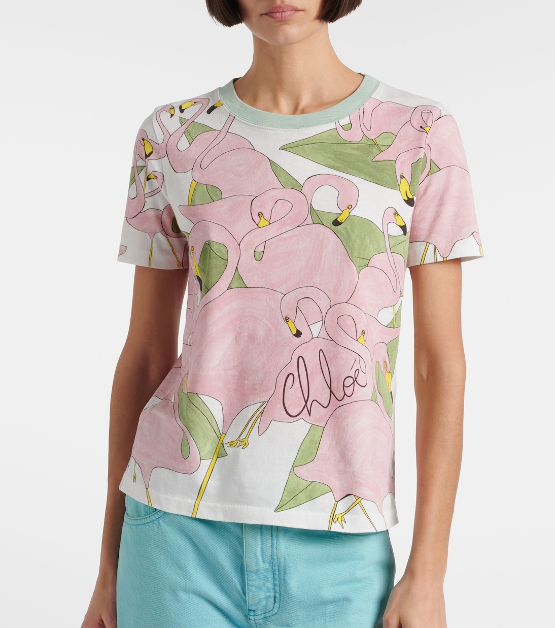 T-shirt en coton imprimé | Chloé