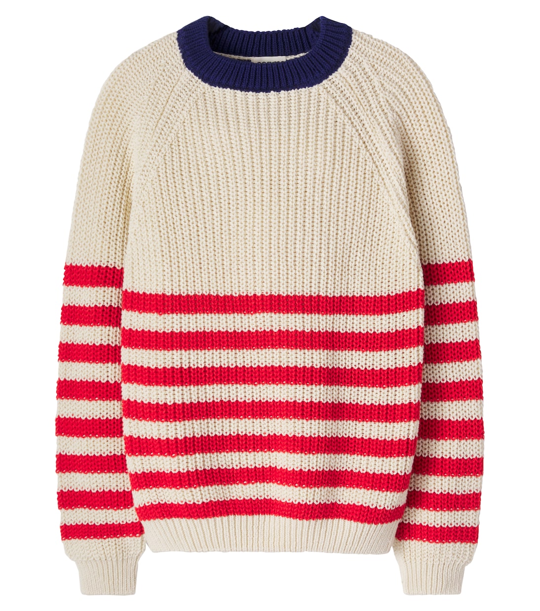 Reed striped cotton sweater | Cozmo