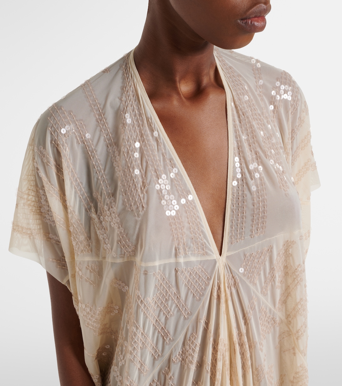 Lilies Robe mit Pailletten | Rick Owens