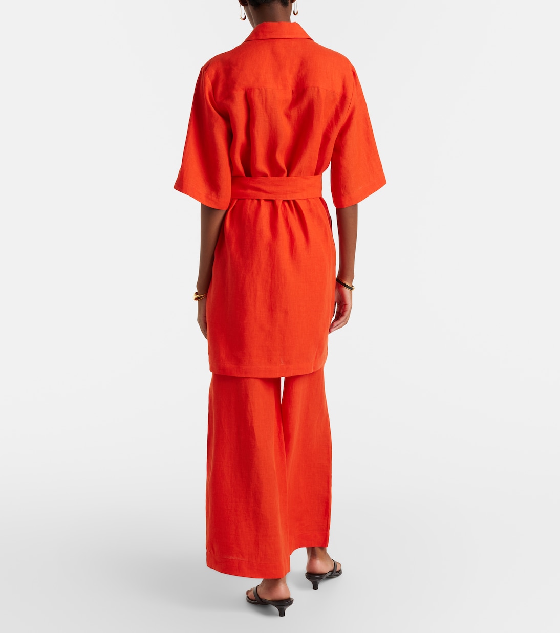 Select亚麻阔腿裤 | Eres