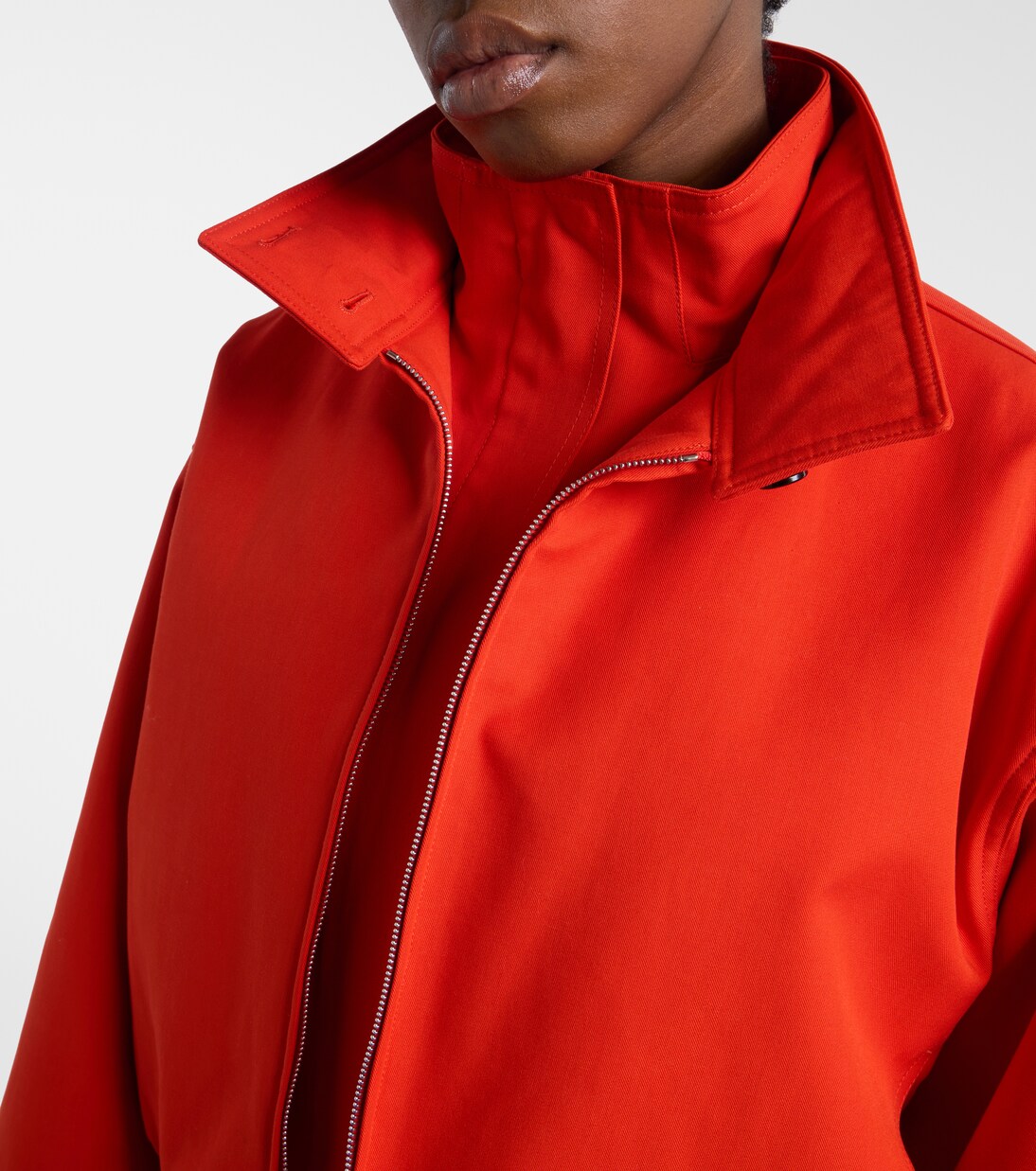 Layered cotton bomber jacket | Alaïa