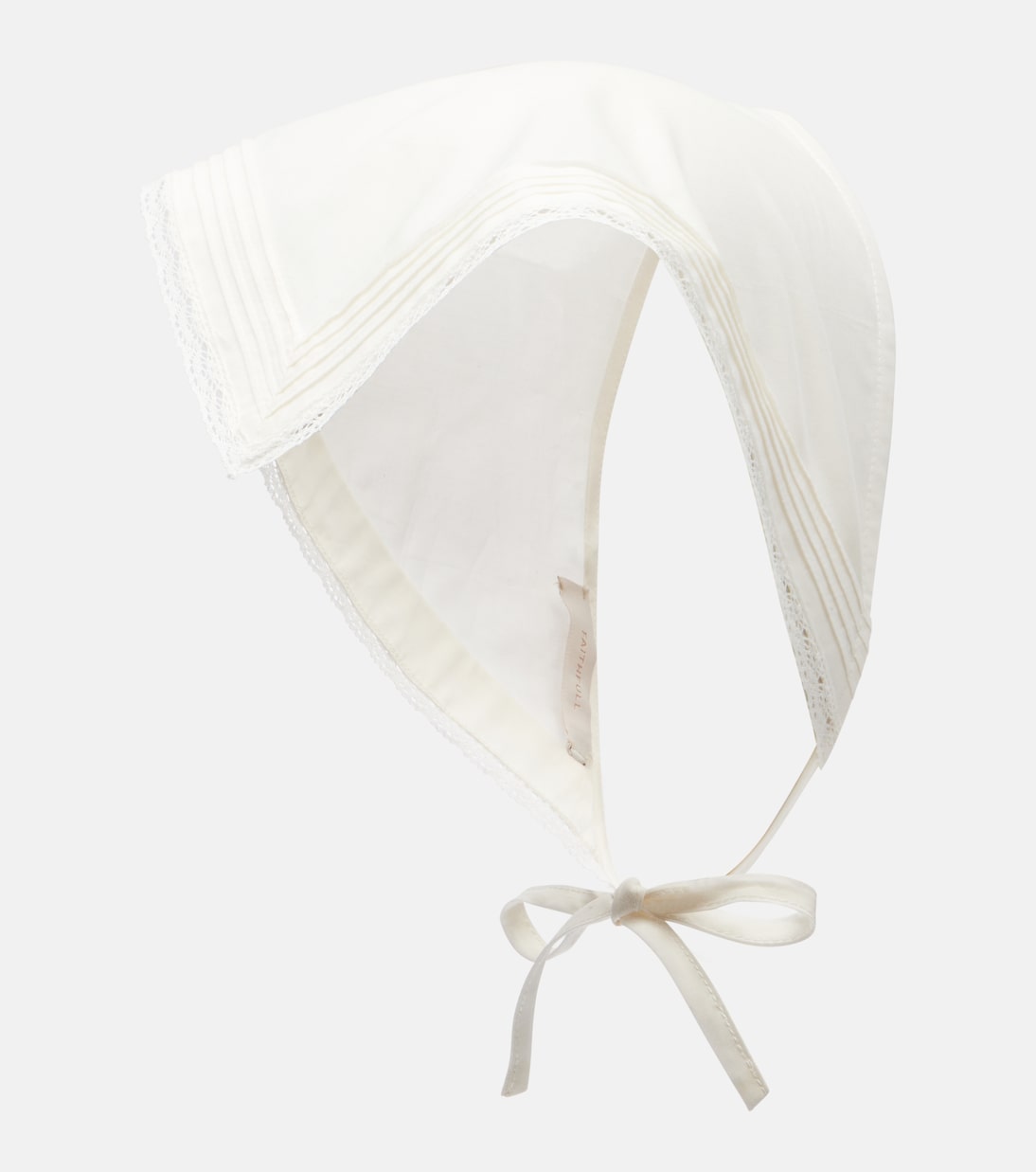 Foulard Emilia in cotone con pizzo | Faithfull