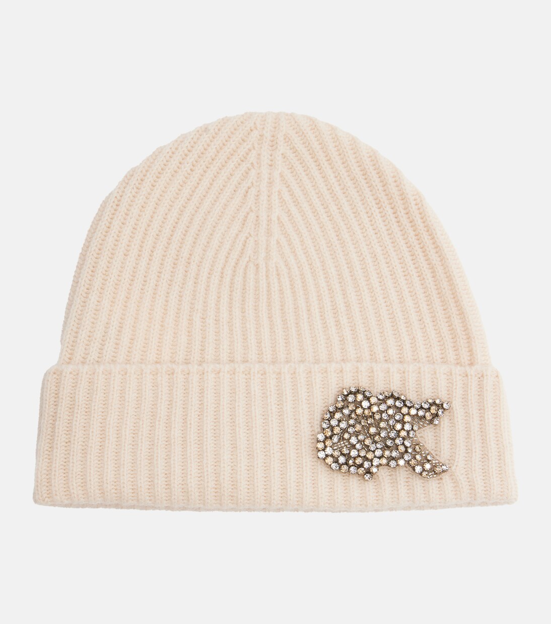 Embellished cashmere beanie | Erdem