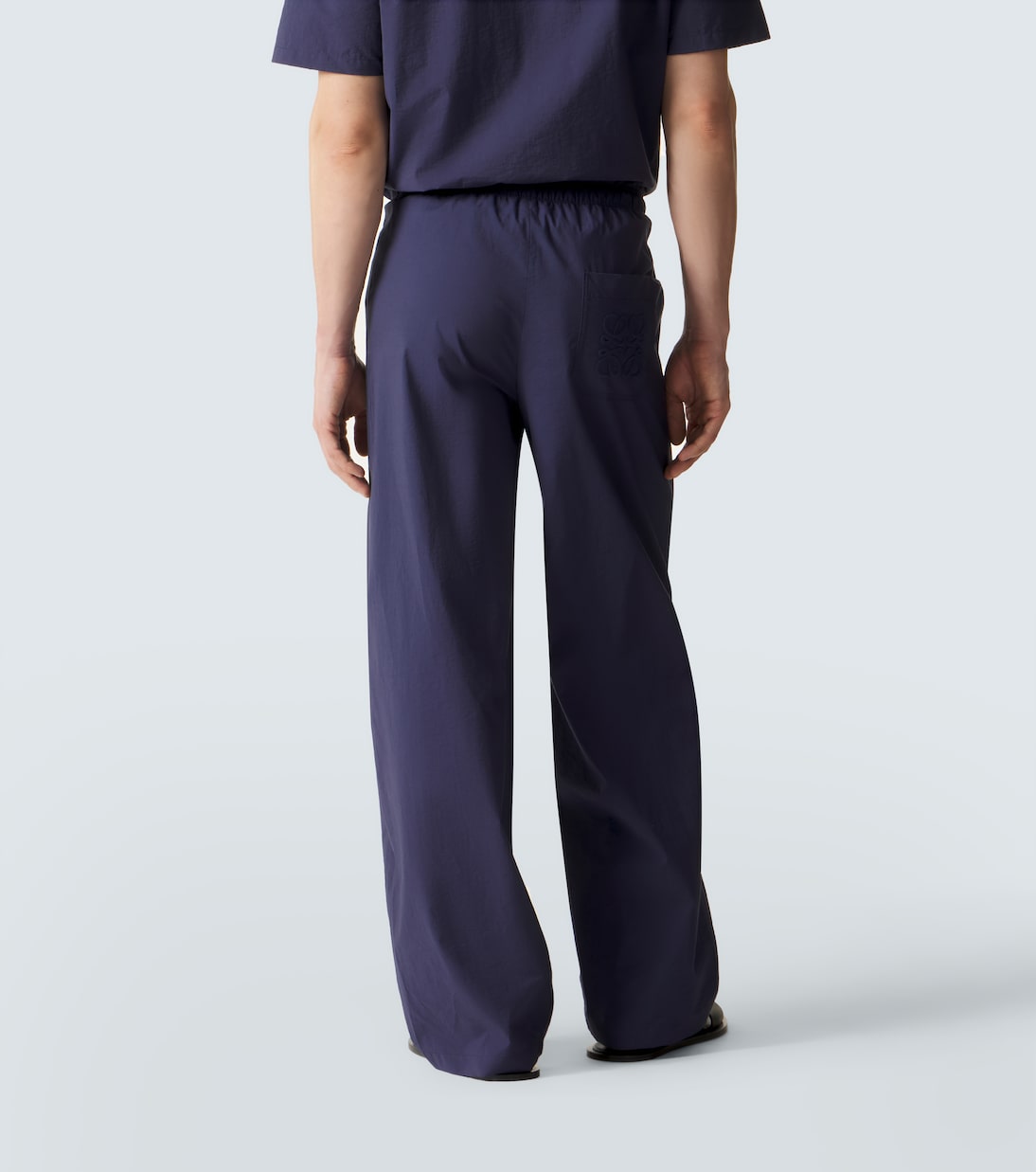 Paula's Ibiza cotton-blend wide-leg pants | Loewe
