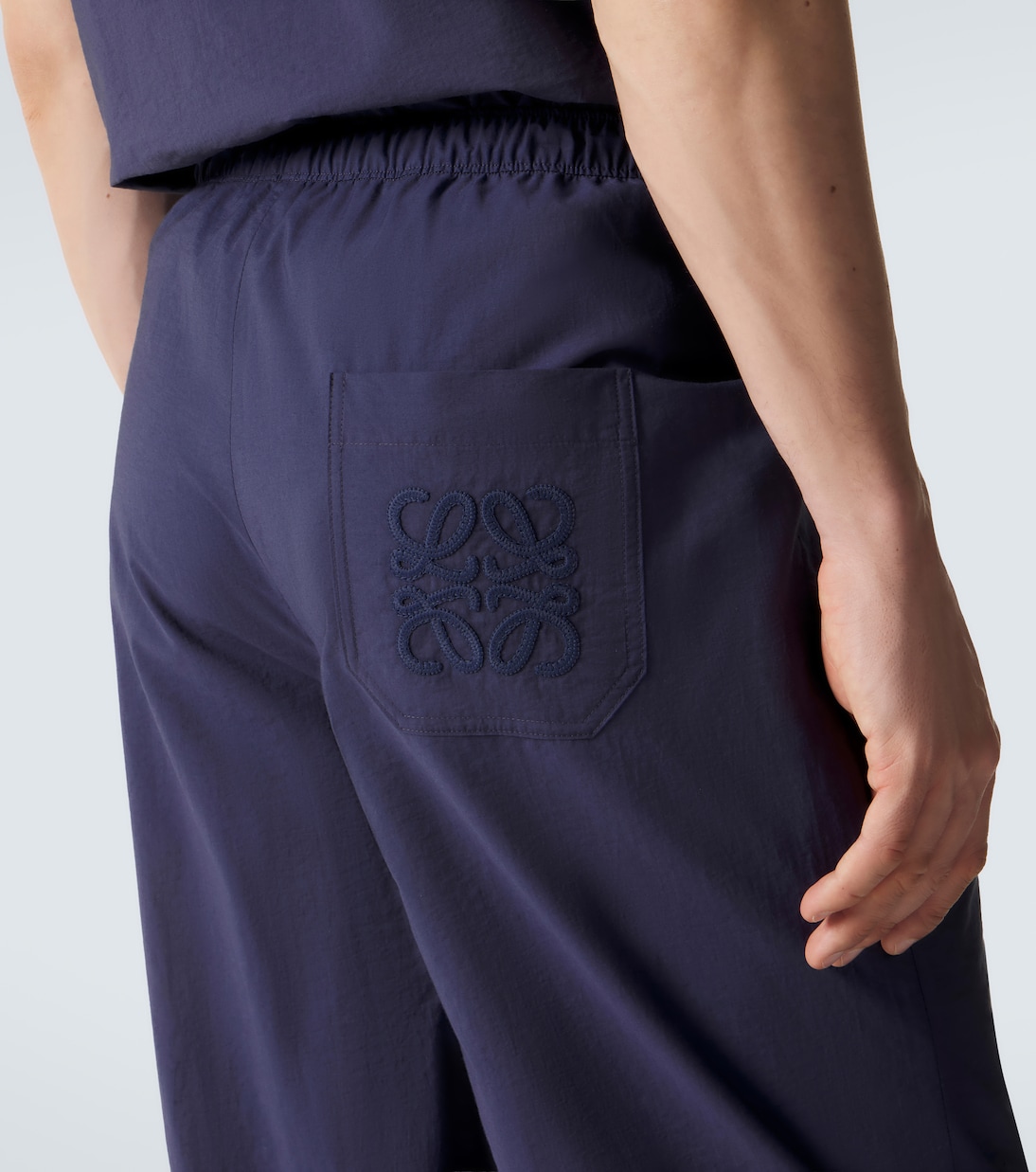 Paula's Ibiza cotton-blend wide-leg pants | Loewe