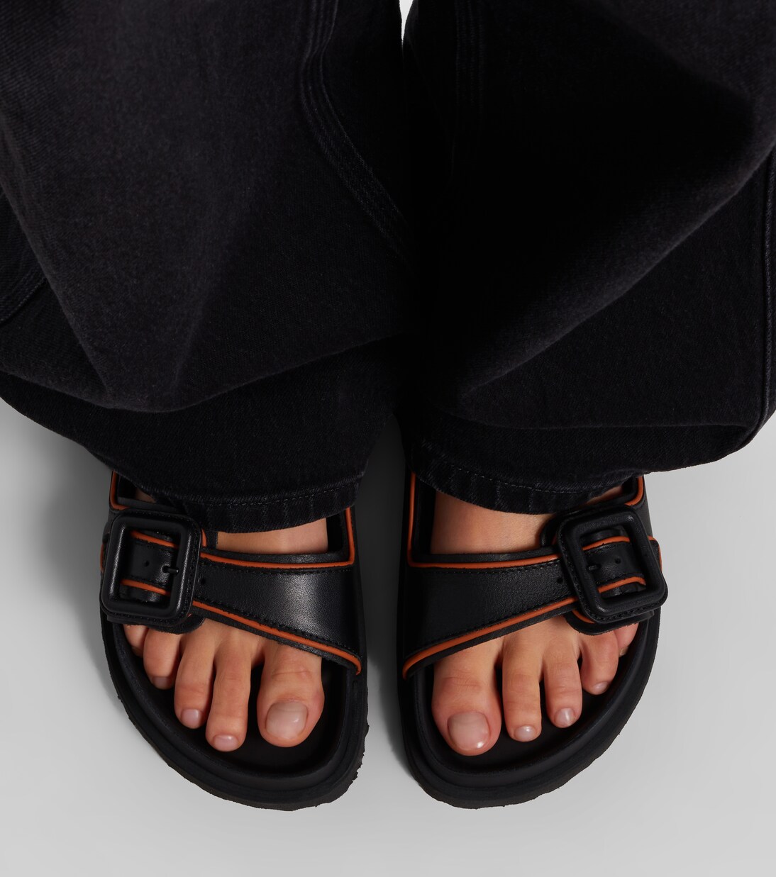 Pantoletten Arizona aus Leder  | Birkenstock 1774