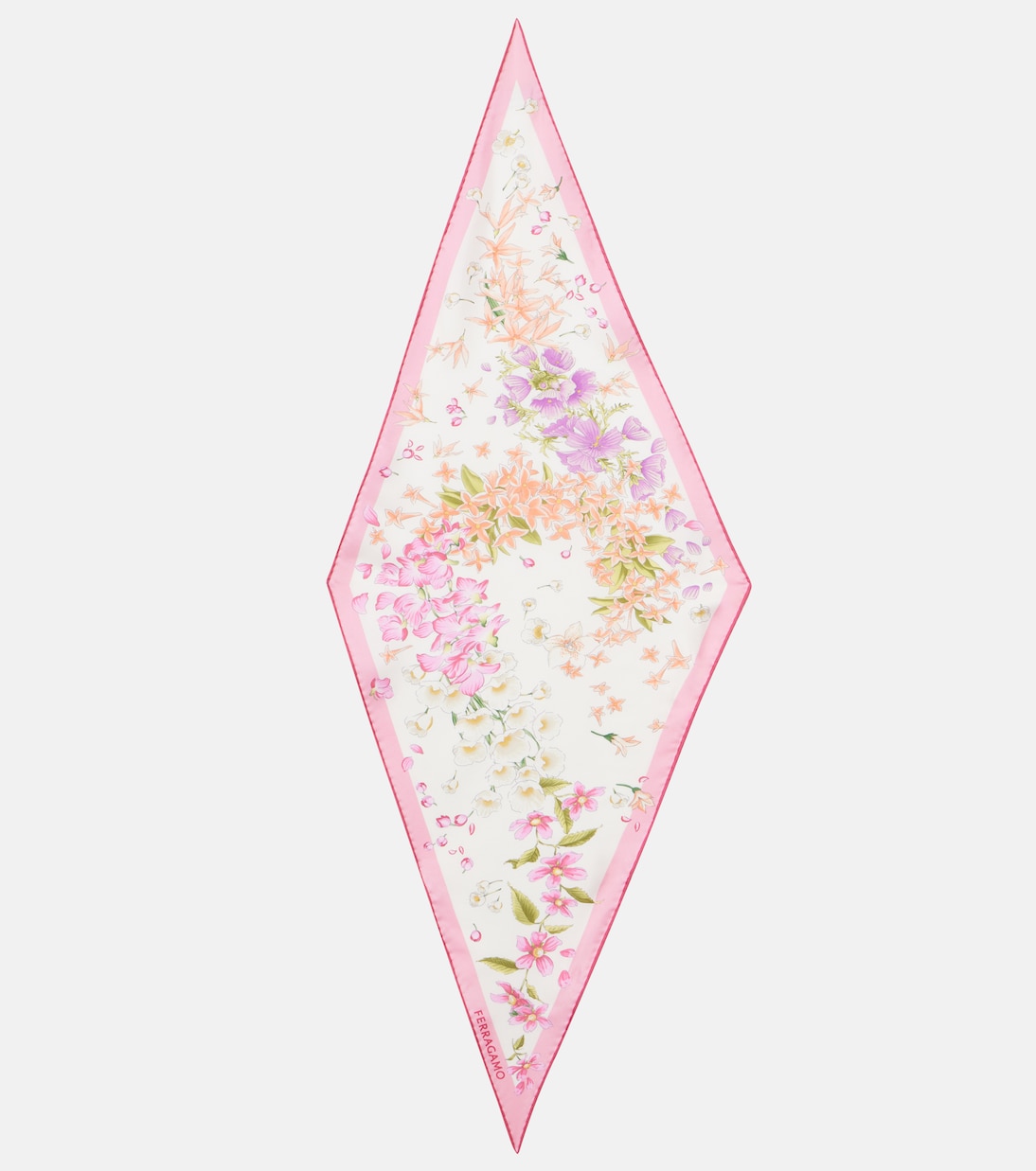 Pañuelo de seda floral | Ferragamo