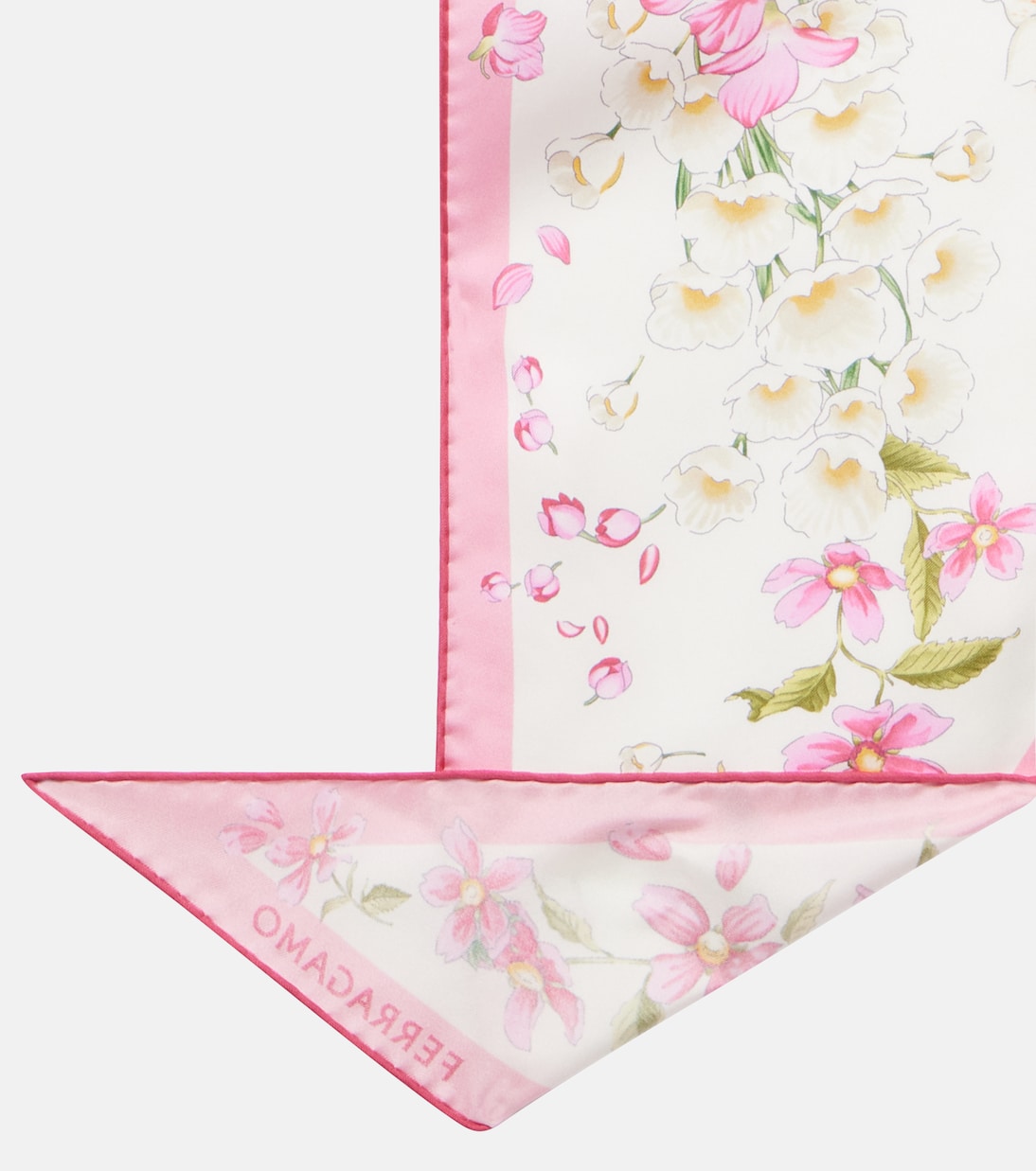 Pañuelo de seda floral | Ferragamo