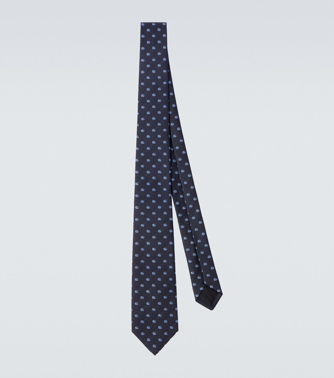 Double G silk jacquard tie | Gucci
