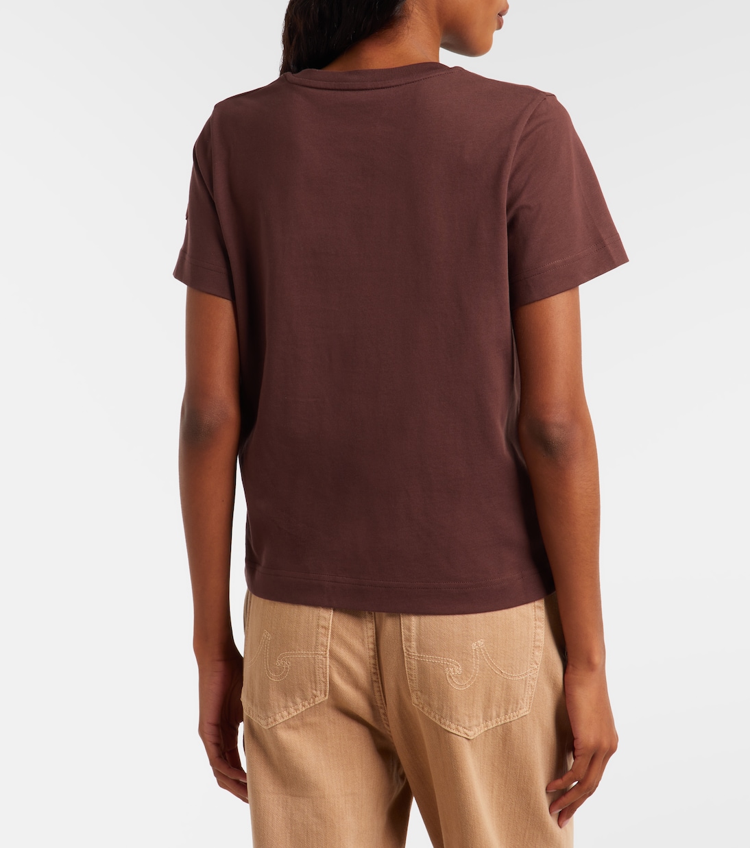 Besticktes T-Shirt aus Baumwoll-Jersey | Moncler