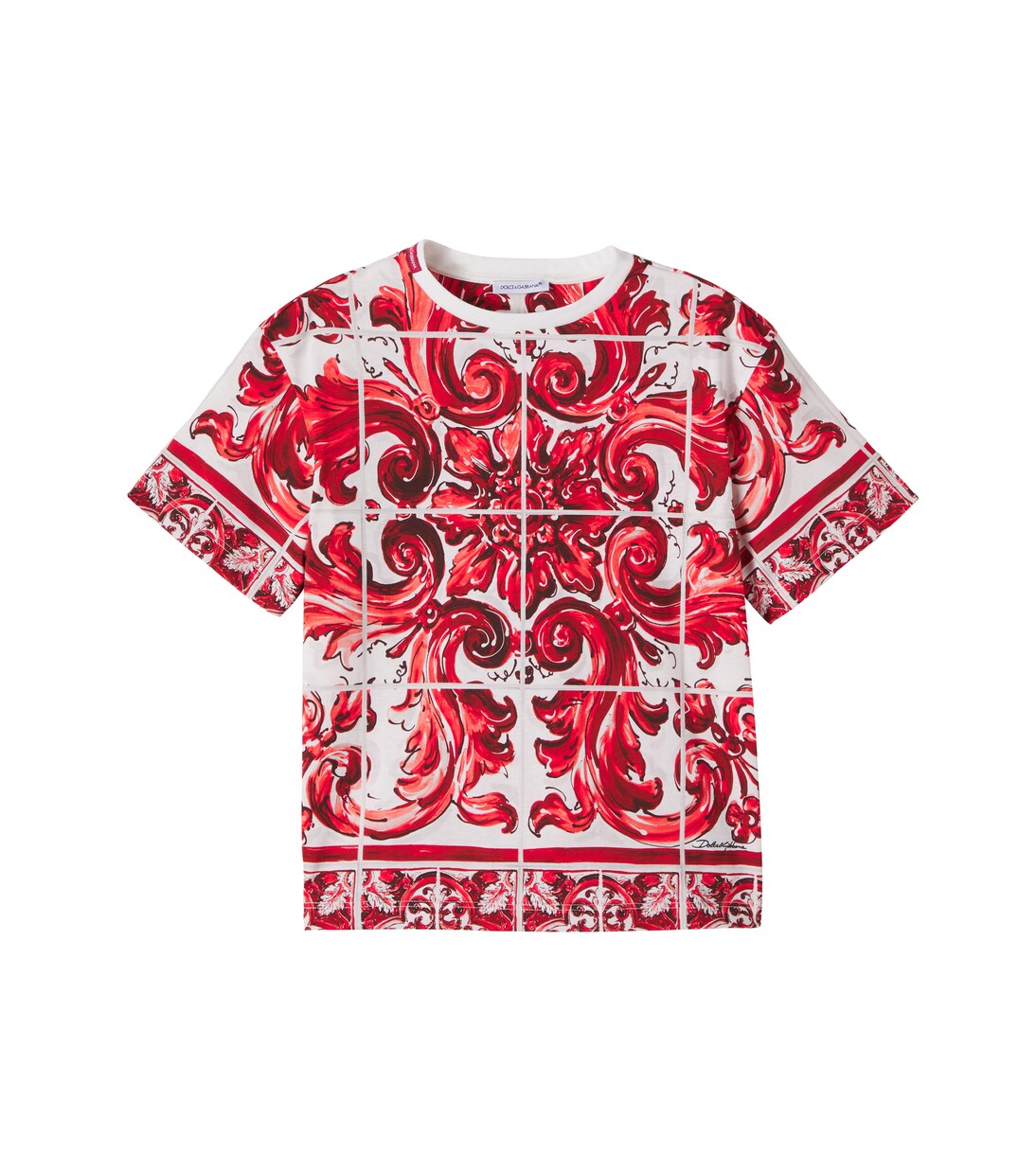 Bedrucktes T-Shirt aus Baumwolle | Dolce&Gabbana Kids