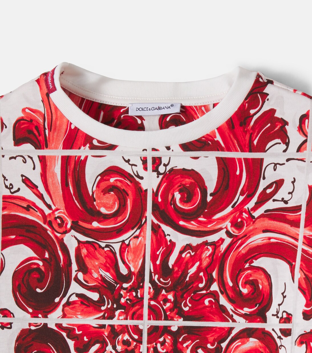 Bedrucktes T-Shirt aus Baumwolle | Dolce&Gabbana Kids