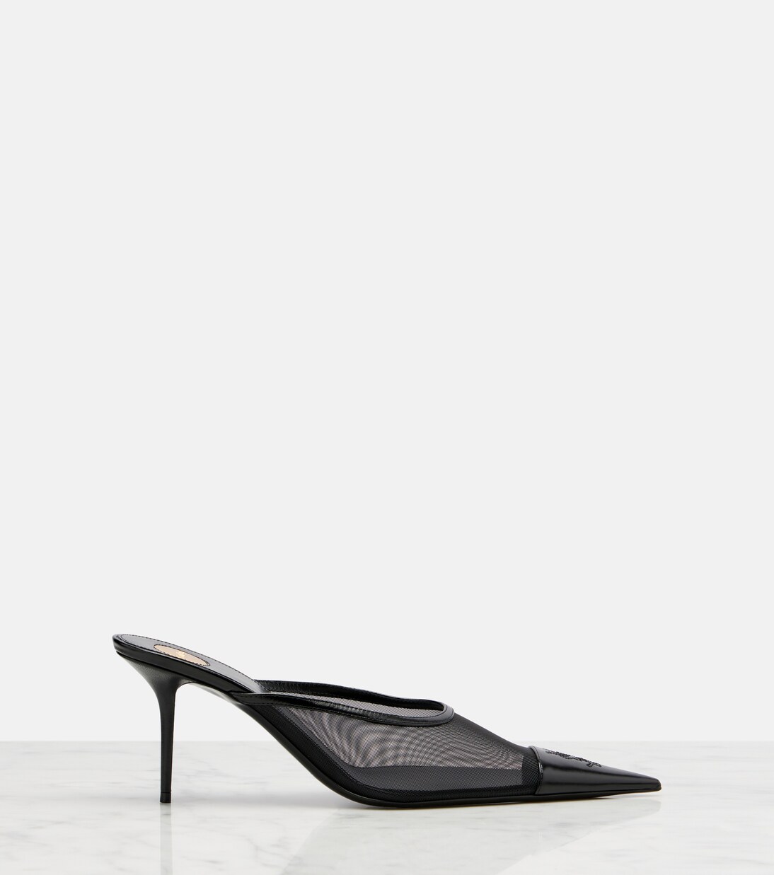 Mules Renée aus Mesh und Leder | Saint Laurent