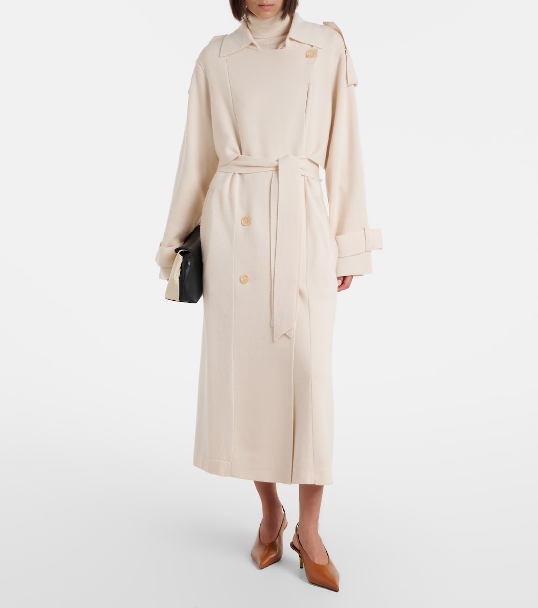 Trenchcoat aus Wolle und Kaschmir | Jardin des Orangers