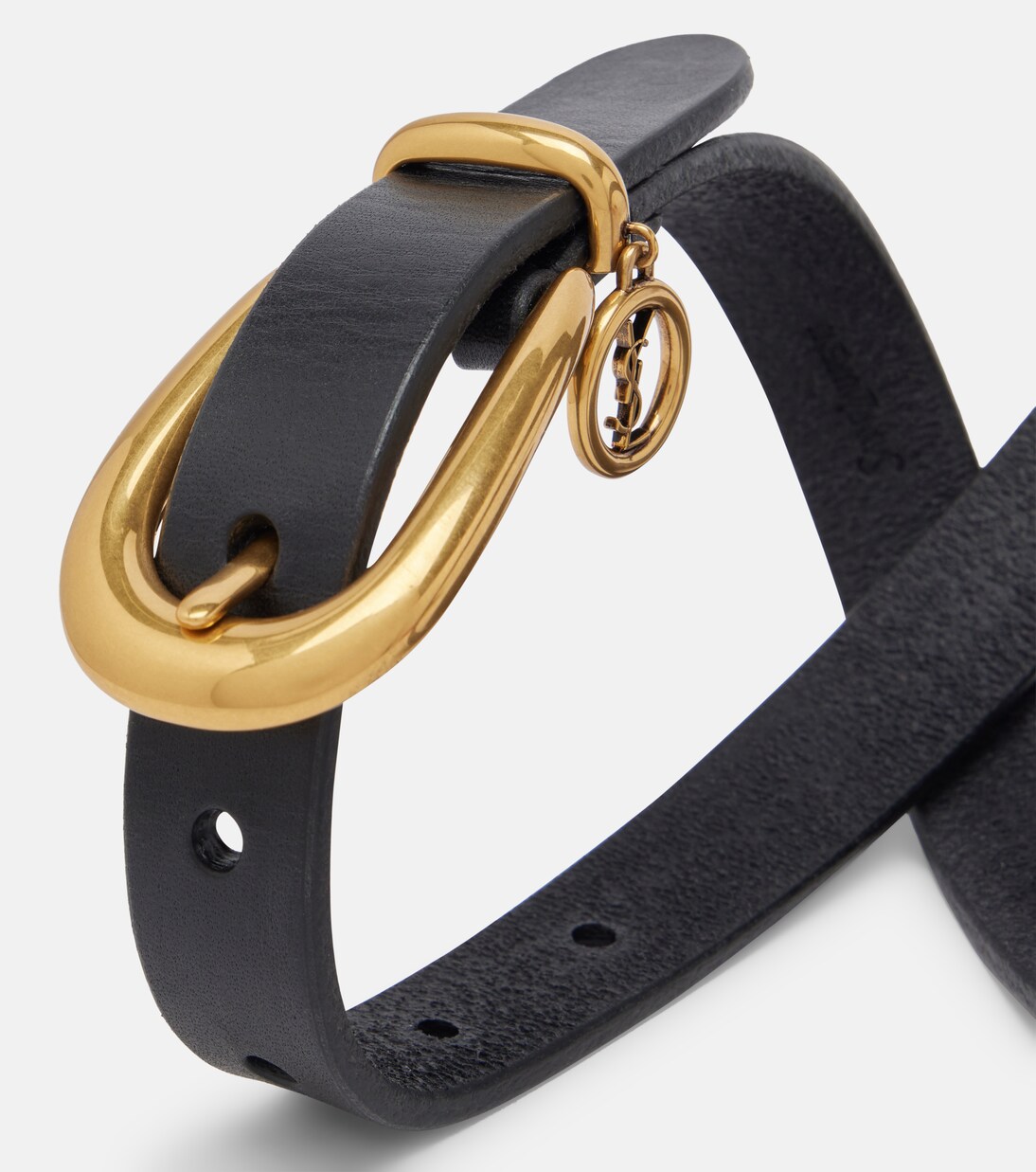 Cassandre leather belt | Saint Laurent
