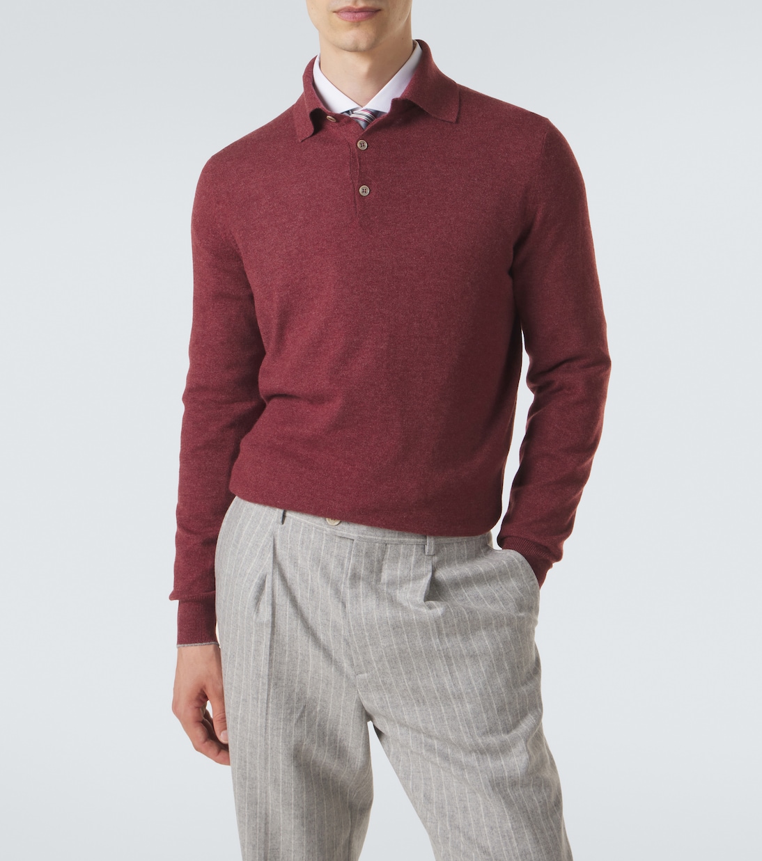 Jersey polo de cachemir | Brunello Cucinelli