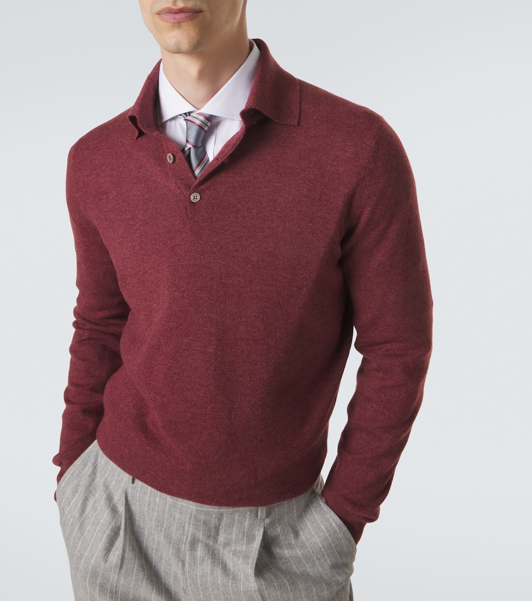 Jersey polo de cachemir | Brunello Cucinelli