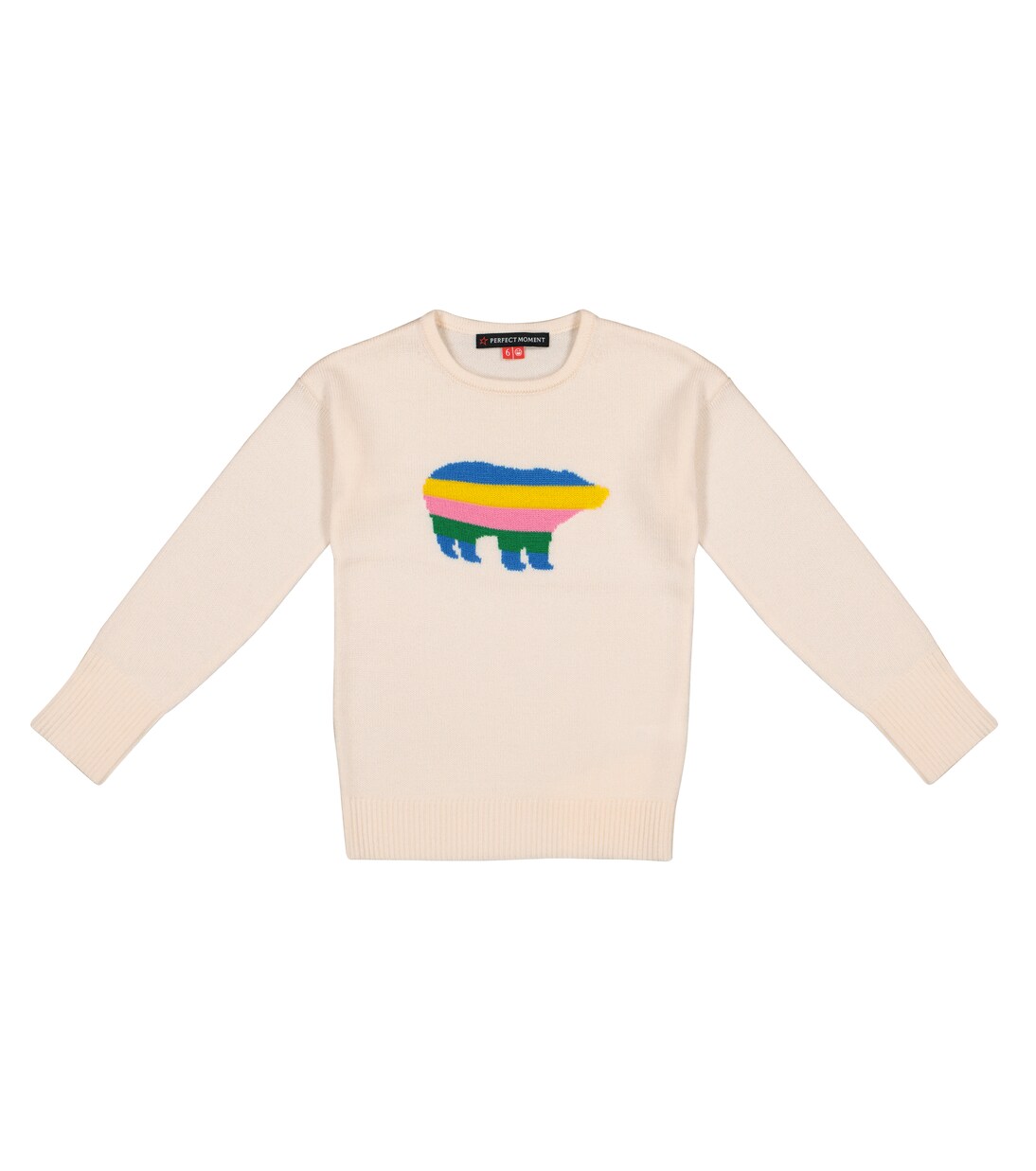 Bear intarsia wool sweater | Perfect Moment Kids