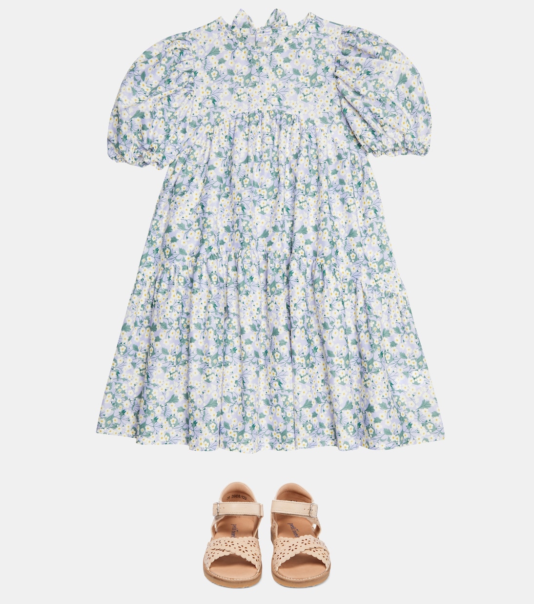 Robe en coton à fleurs | Il Gufo