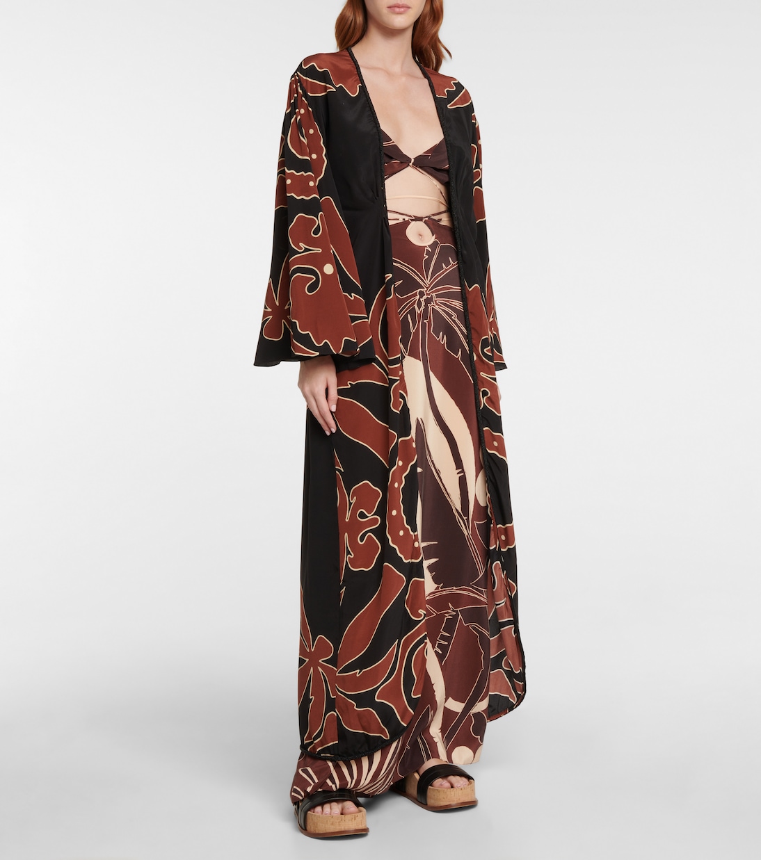 Kaftan Evening Rituals aus Seide | Johanna Ortiz