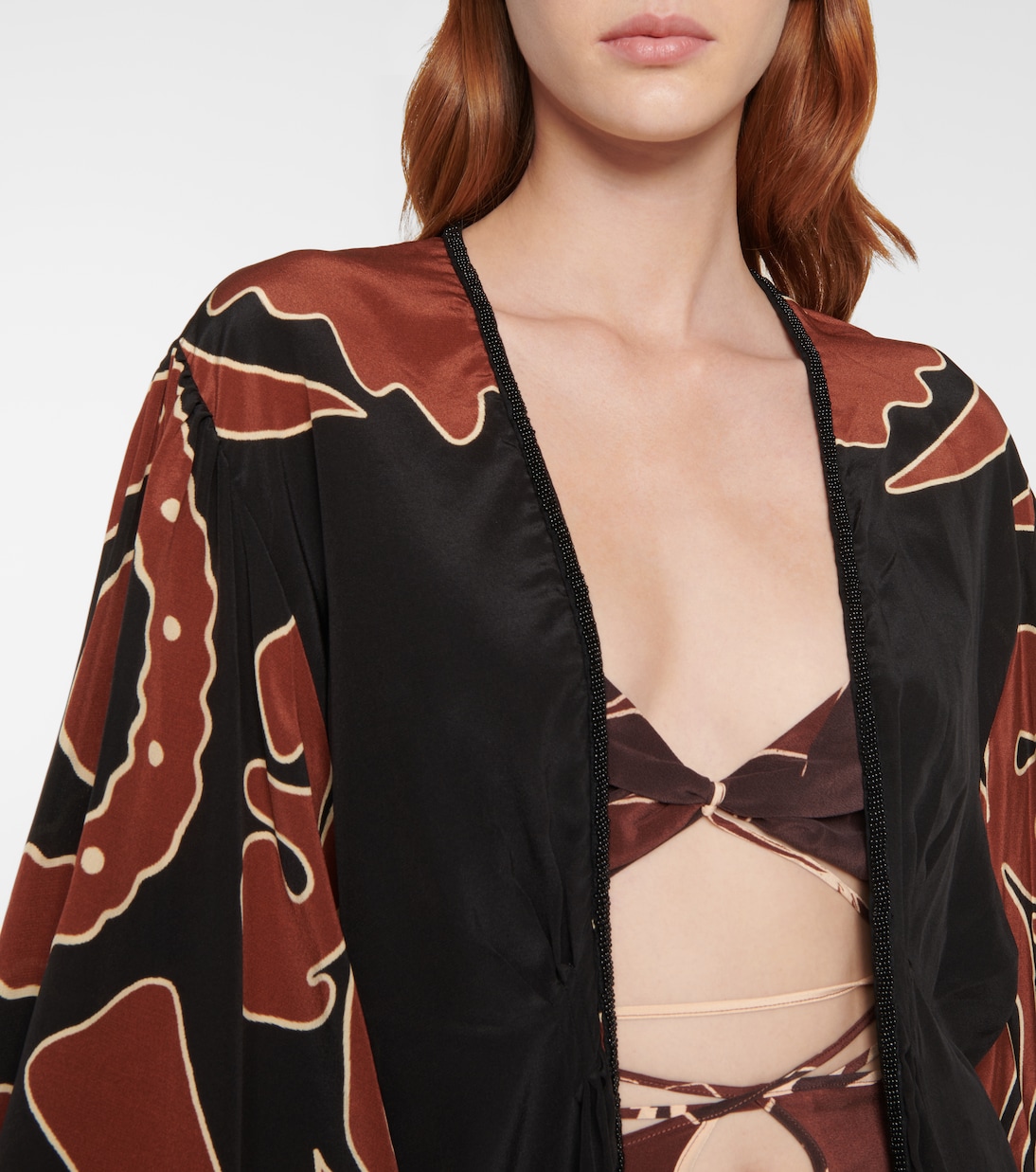 Kaftan Evening Rituals aus Seide | Johanna Ortiz