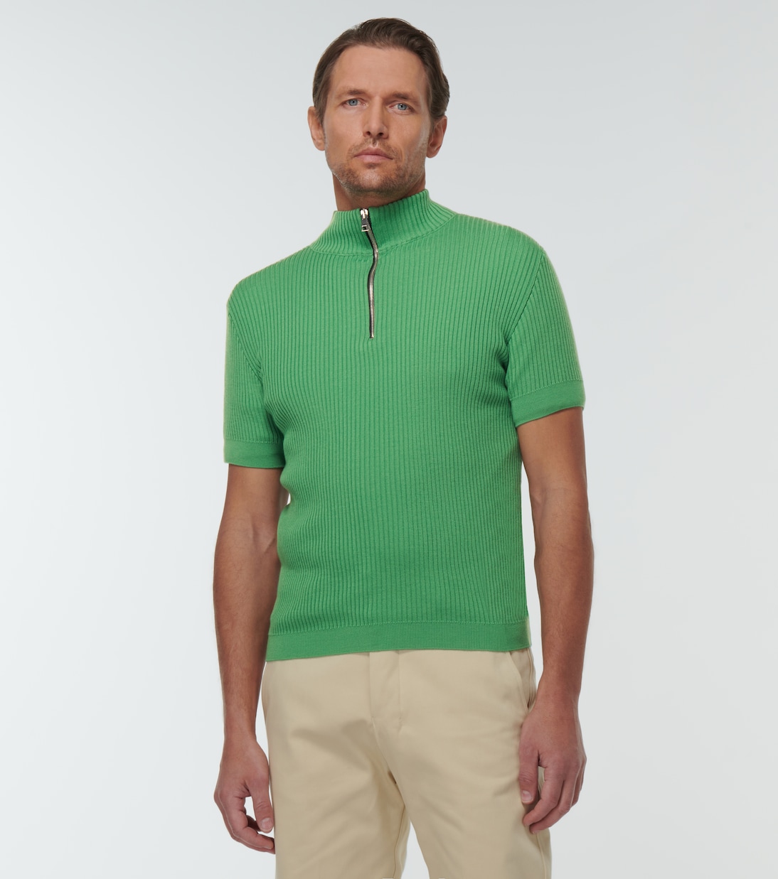 Pullover in lana con zip corta | Winnie New York