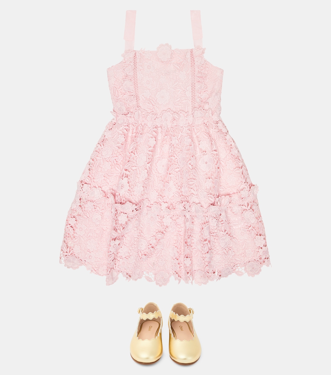 Guipure lace dress | Self-Portrait Kids