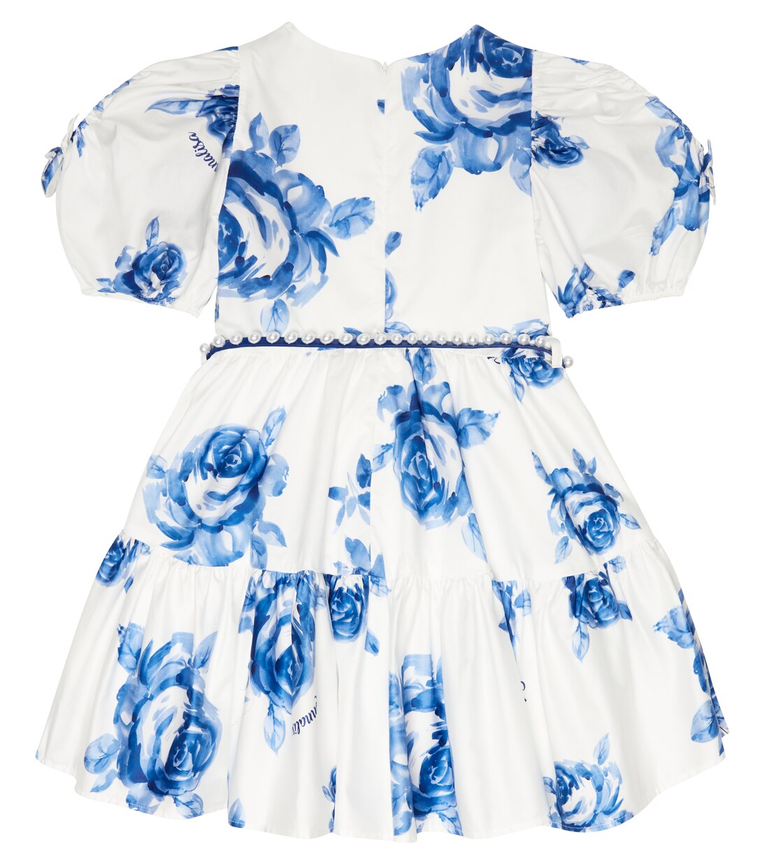 Adele floral cotton dress | Monnalisa